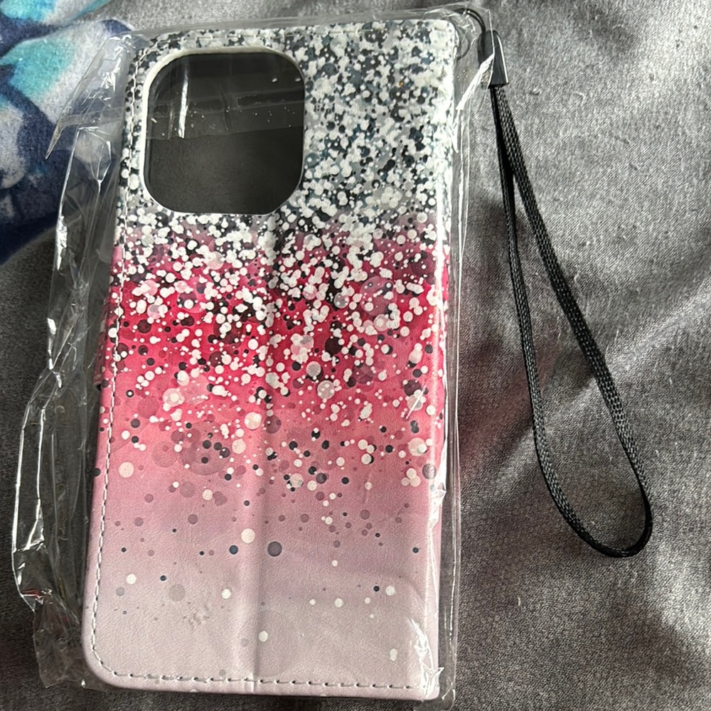 Stylish Pink Glitter iPhone 15 Pro Max Case